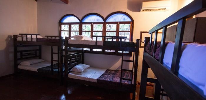 Dorm room at Casa Moringa